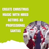 Create Christmas Magic With Hired Actors As Professional Santas